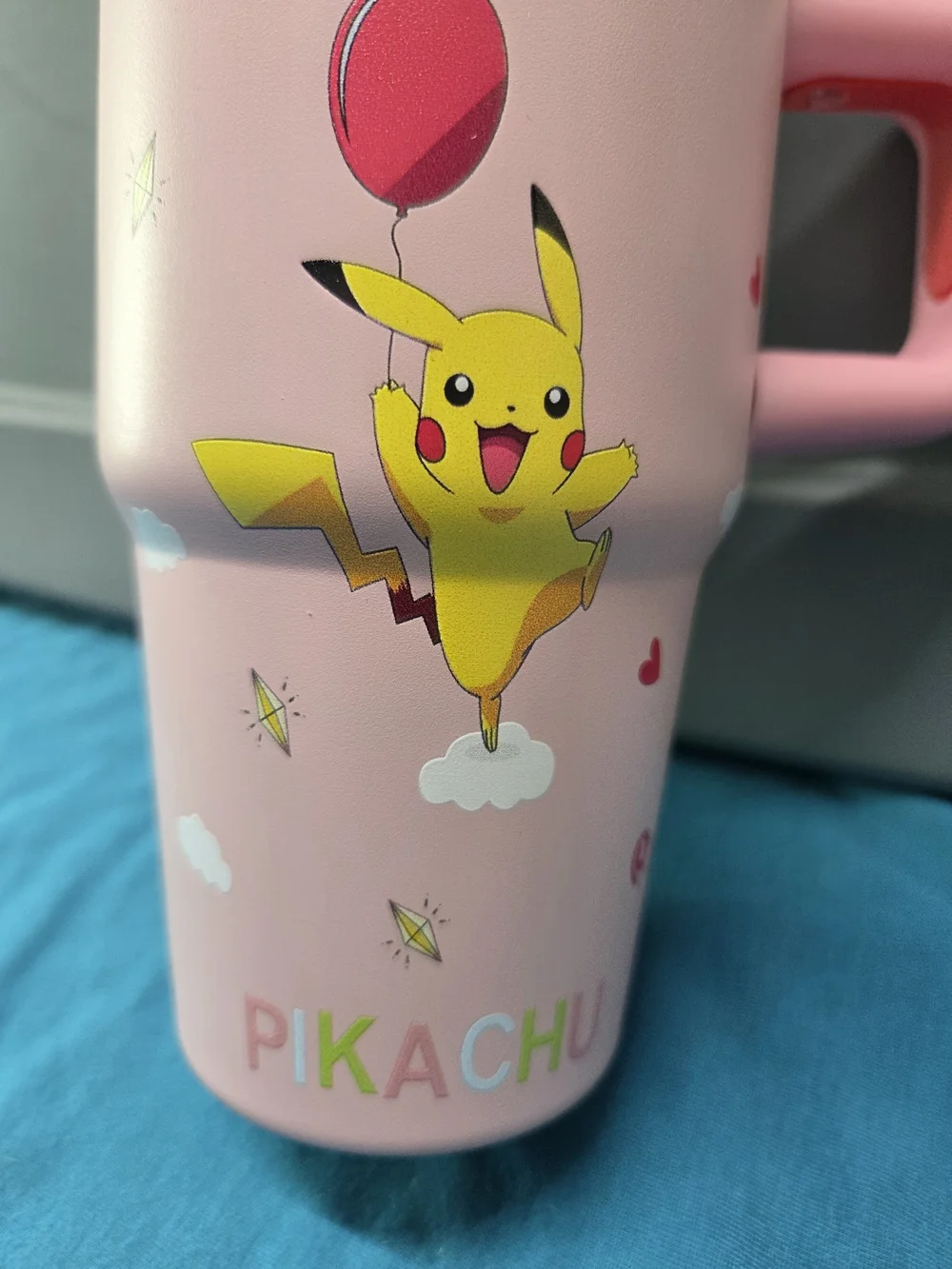 Pikachu Tumbler Peony Pink 20 oz